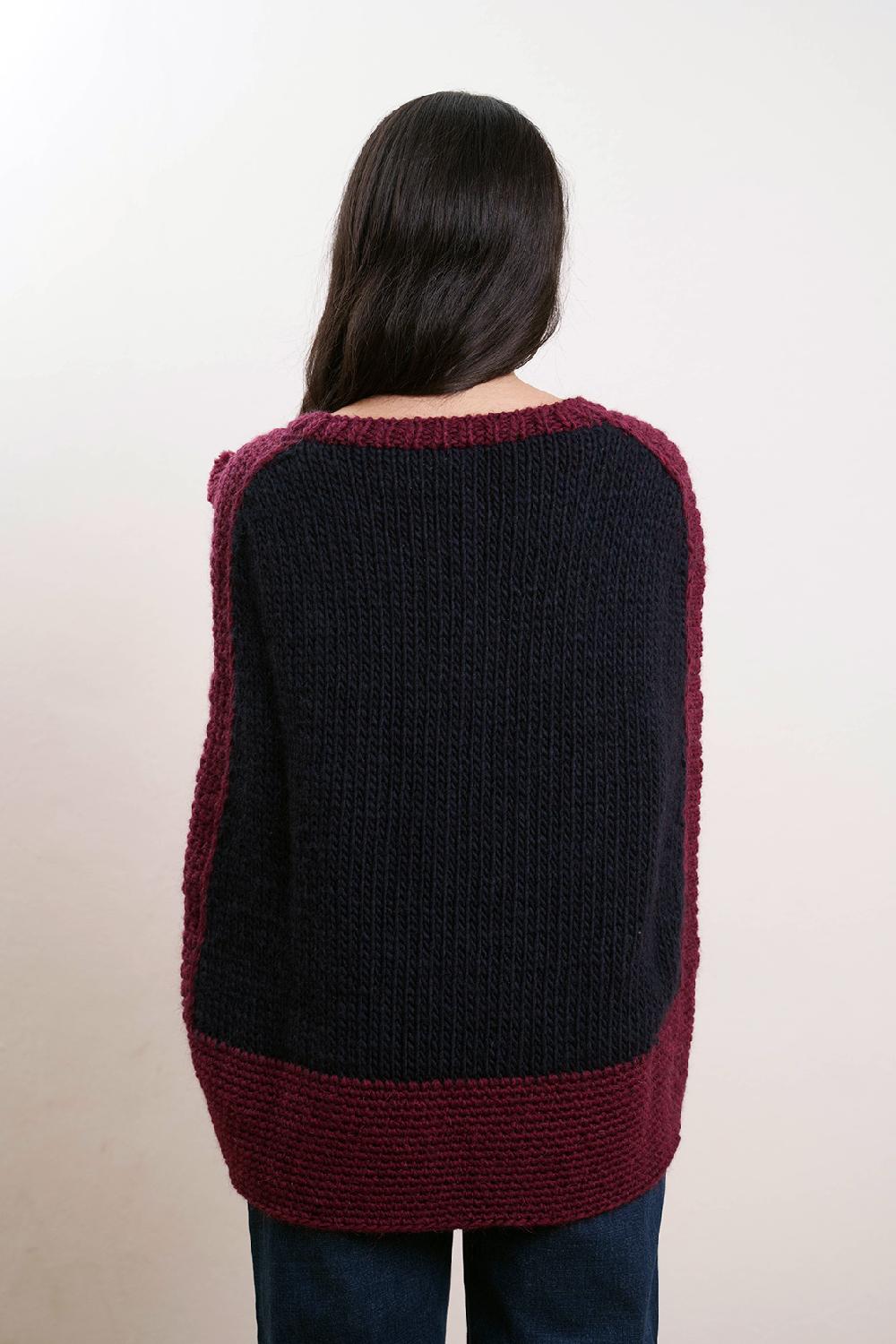 Tricot à Porter Poncho Vendita
