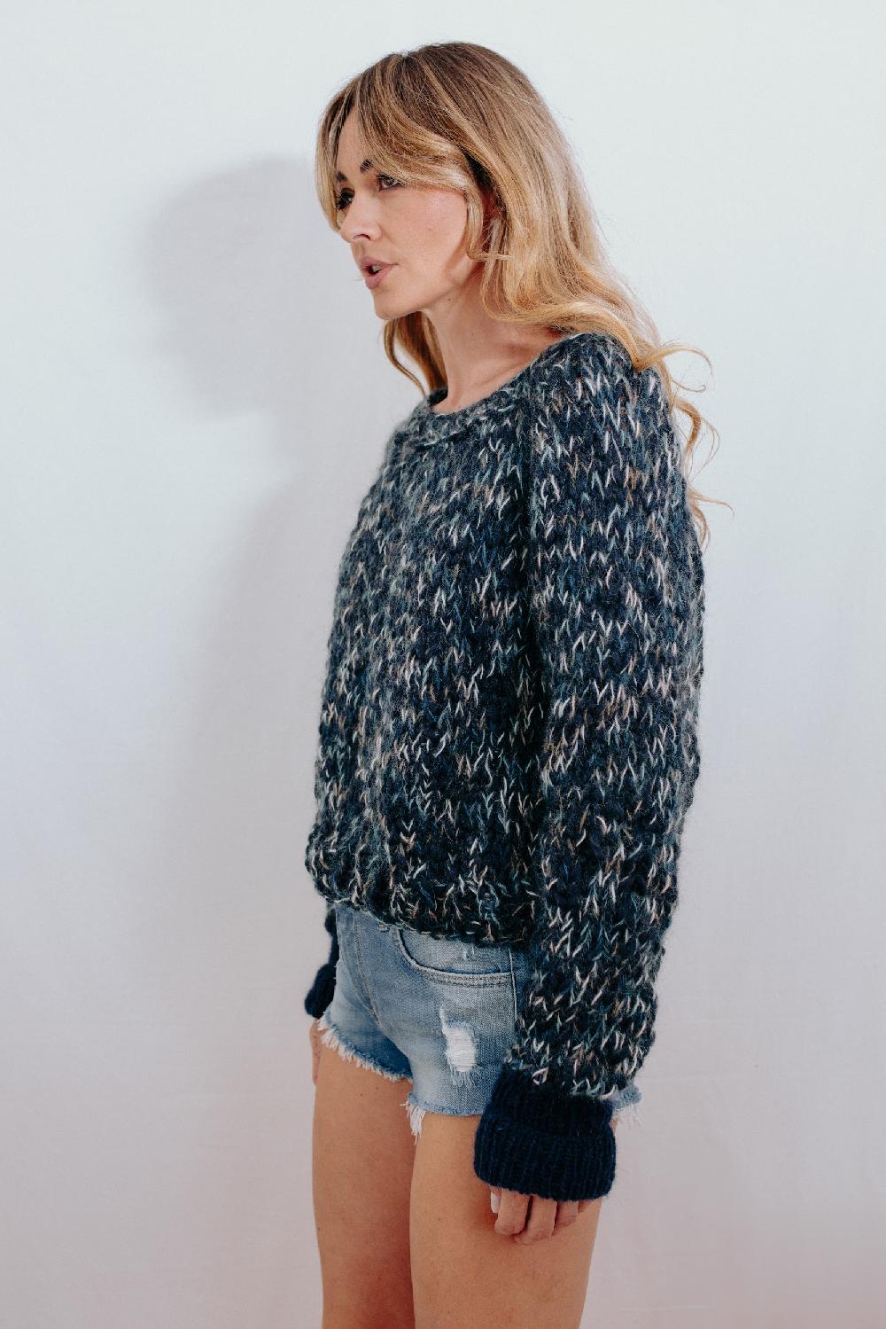 Tricot à Porter Maglia cube manica raglan Spedizione Gratuita