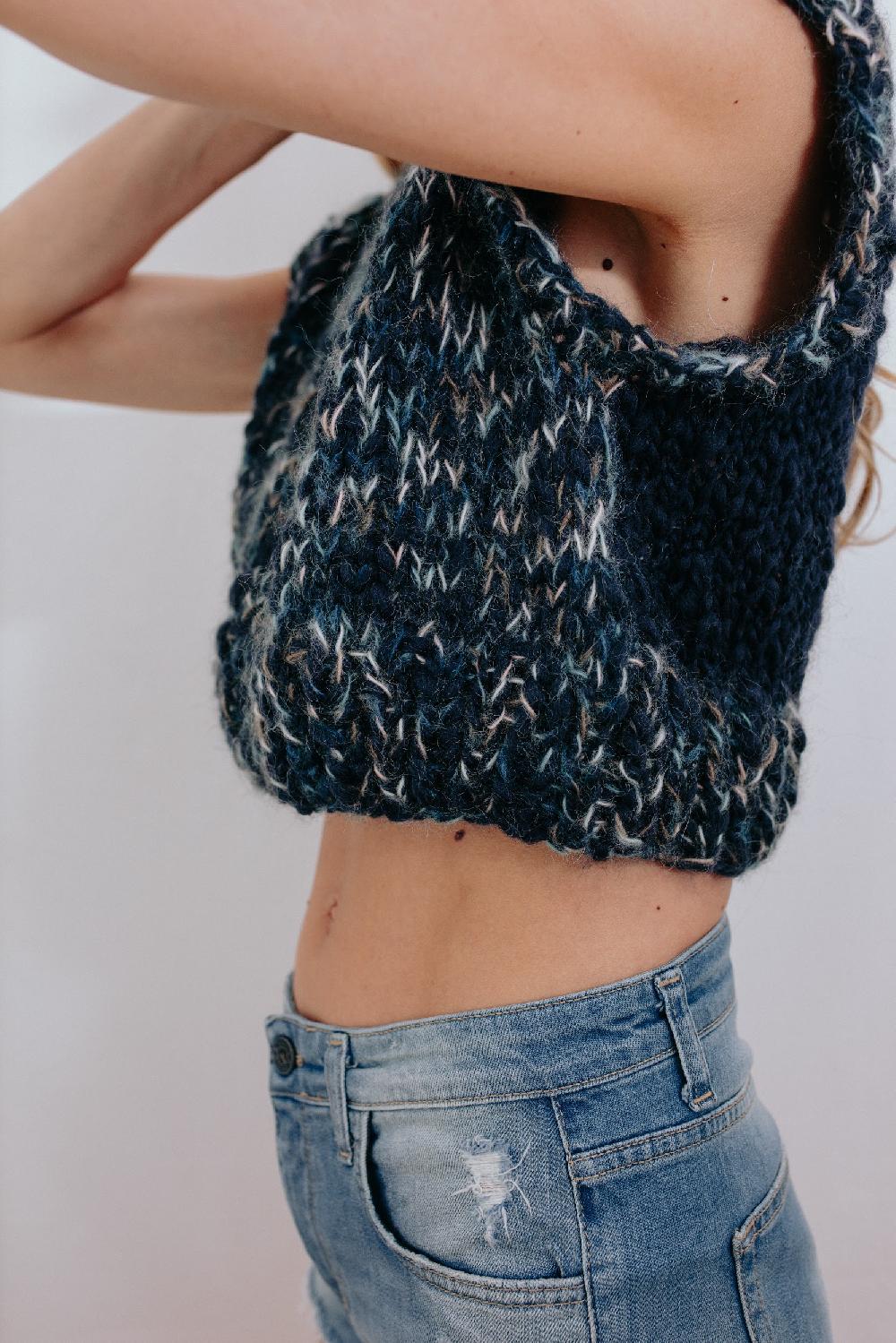 Tricot à Porter Gilet corto Pezzi Unici