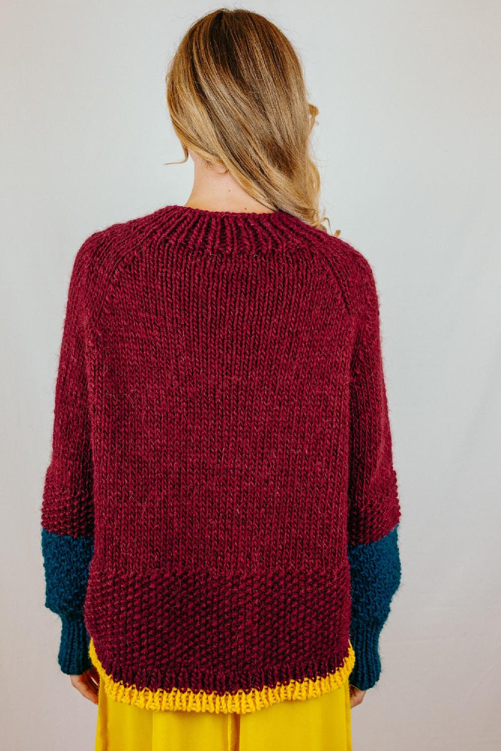 Tricot à Porter Lupetto long cube Consegna Veloce