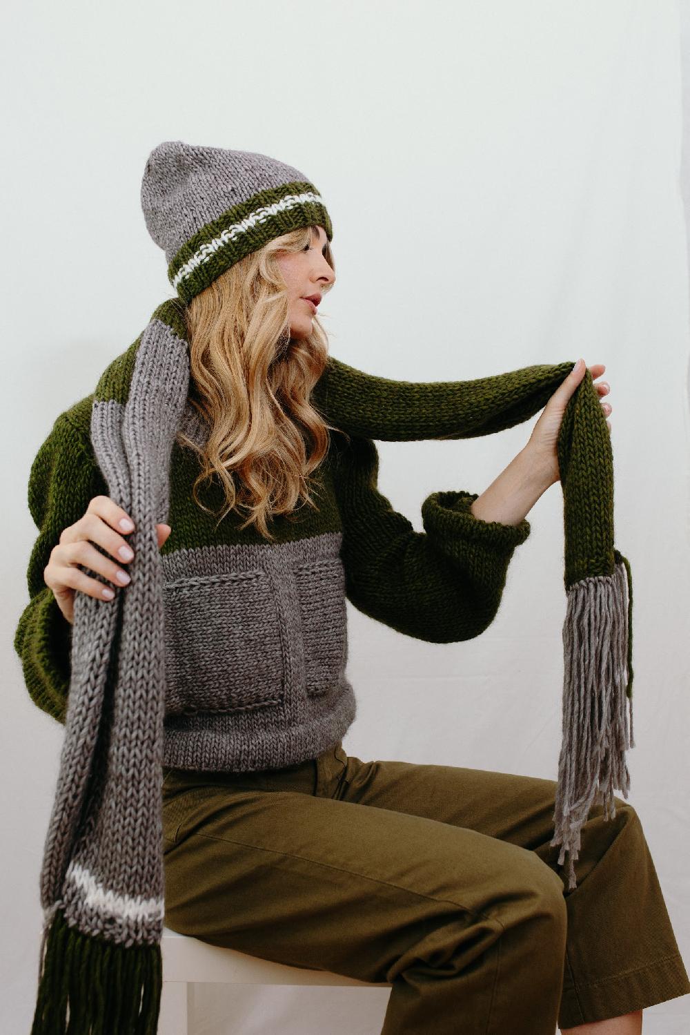Tricot à Porter Sciarpa rettangolare con frange Affare Del Giorno