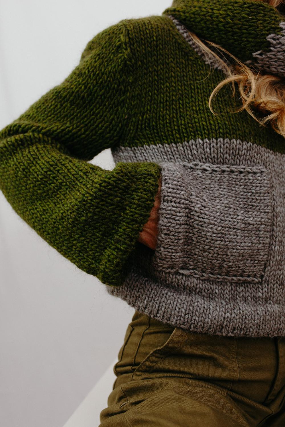 Tricot à Porter Maglia cube tasche applicate Novità