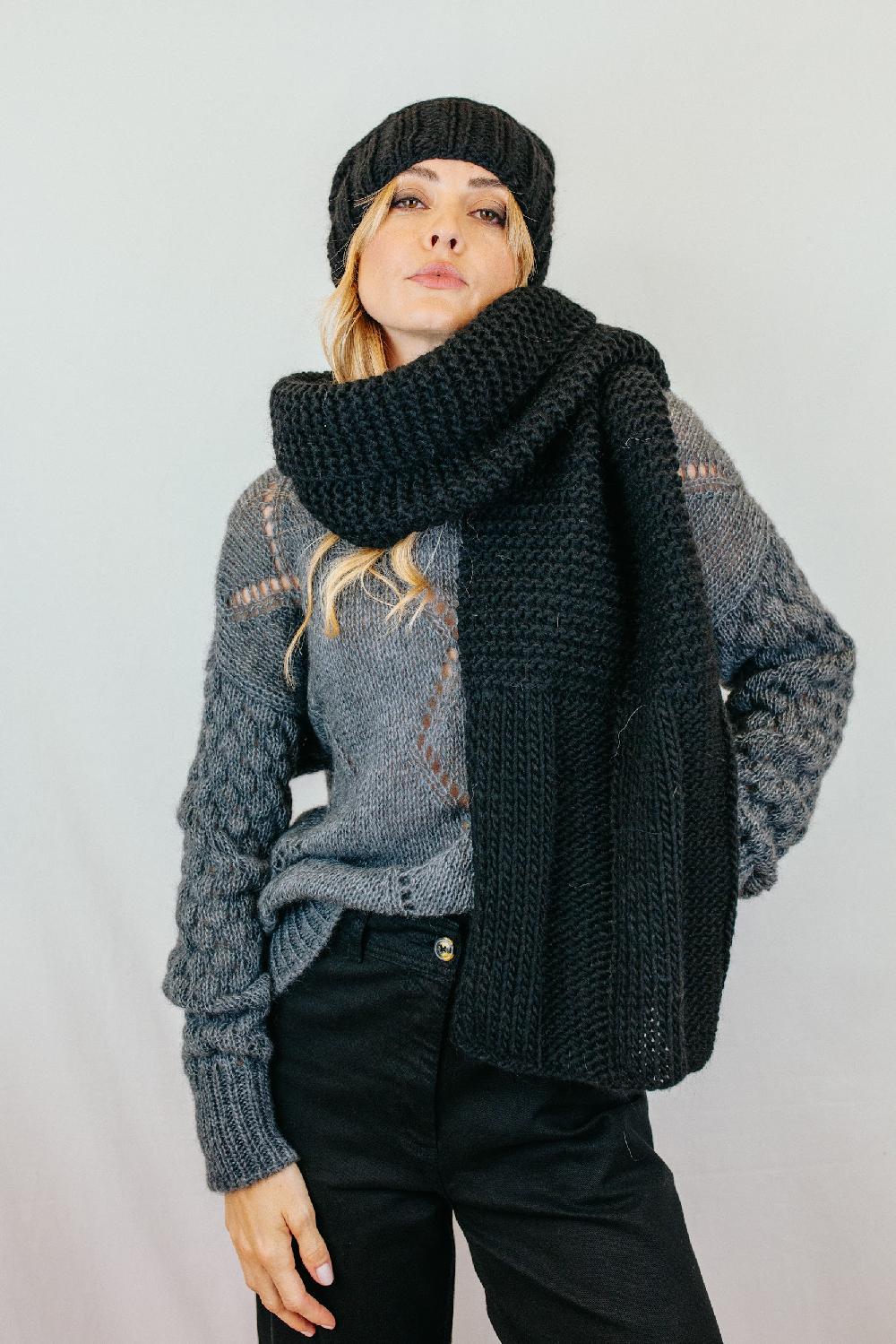 Tricot à Porter Sciarpa t.u. con maxi coste Offerta