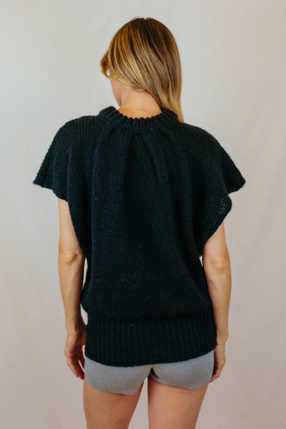 Tricot à Porter Maxi gilet taglio girocollo Offerte