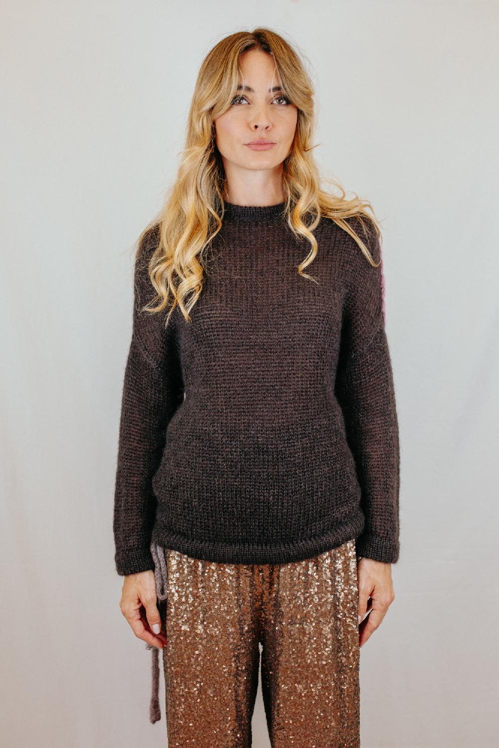 Tricot à Porter Maglia giro manica Vendite Flash