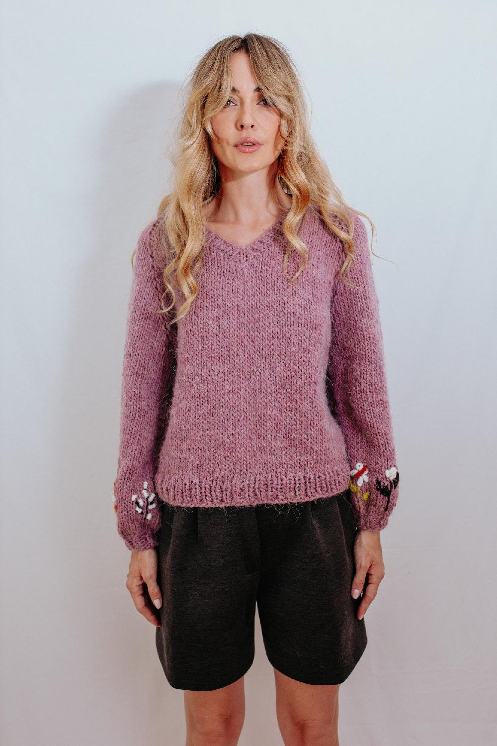 Tricot à Porter Maglia raglan scollo a V Negozio