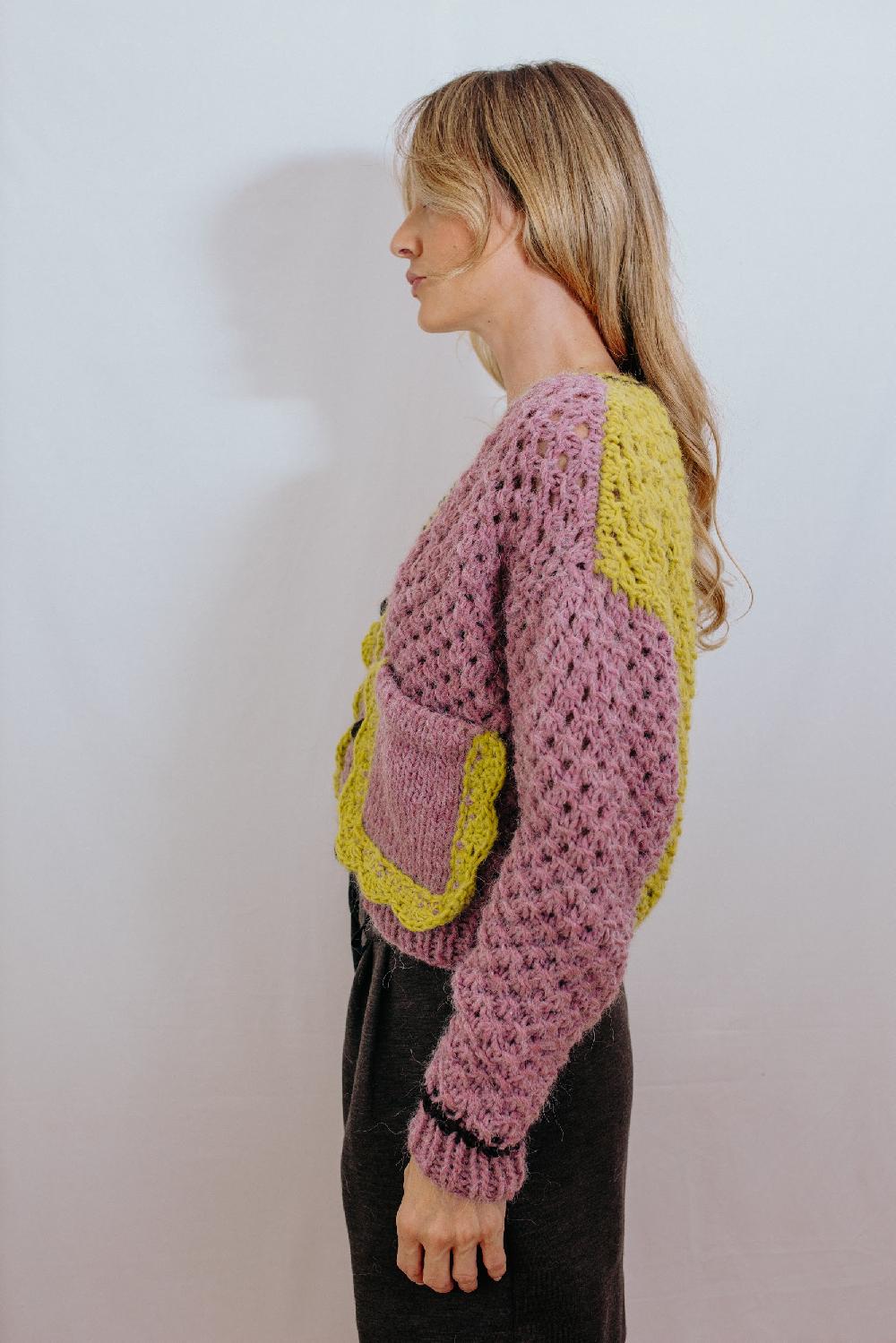 Tricot à Porter Cropped cardigan Moda