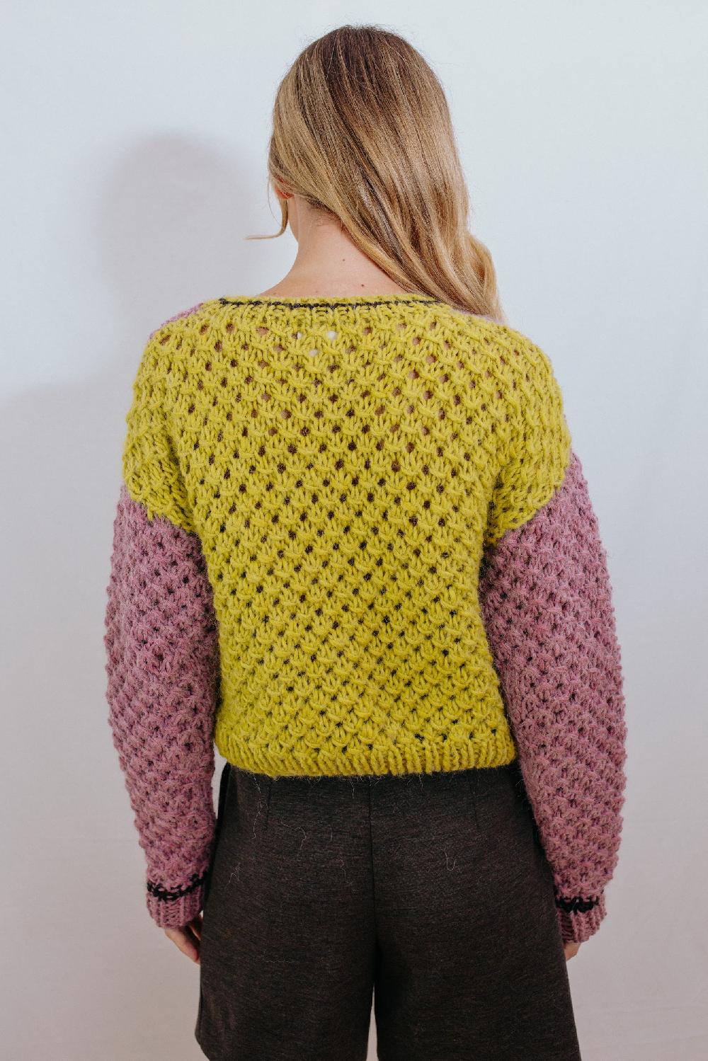 Tricot à Porter Cropped cardigan Moda