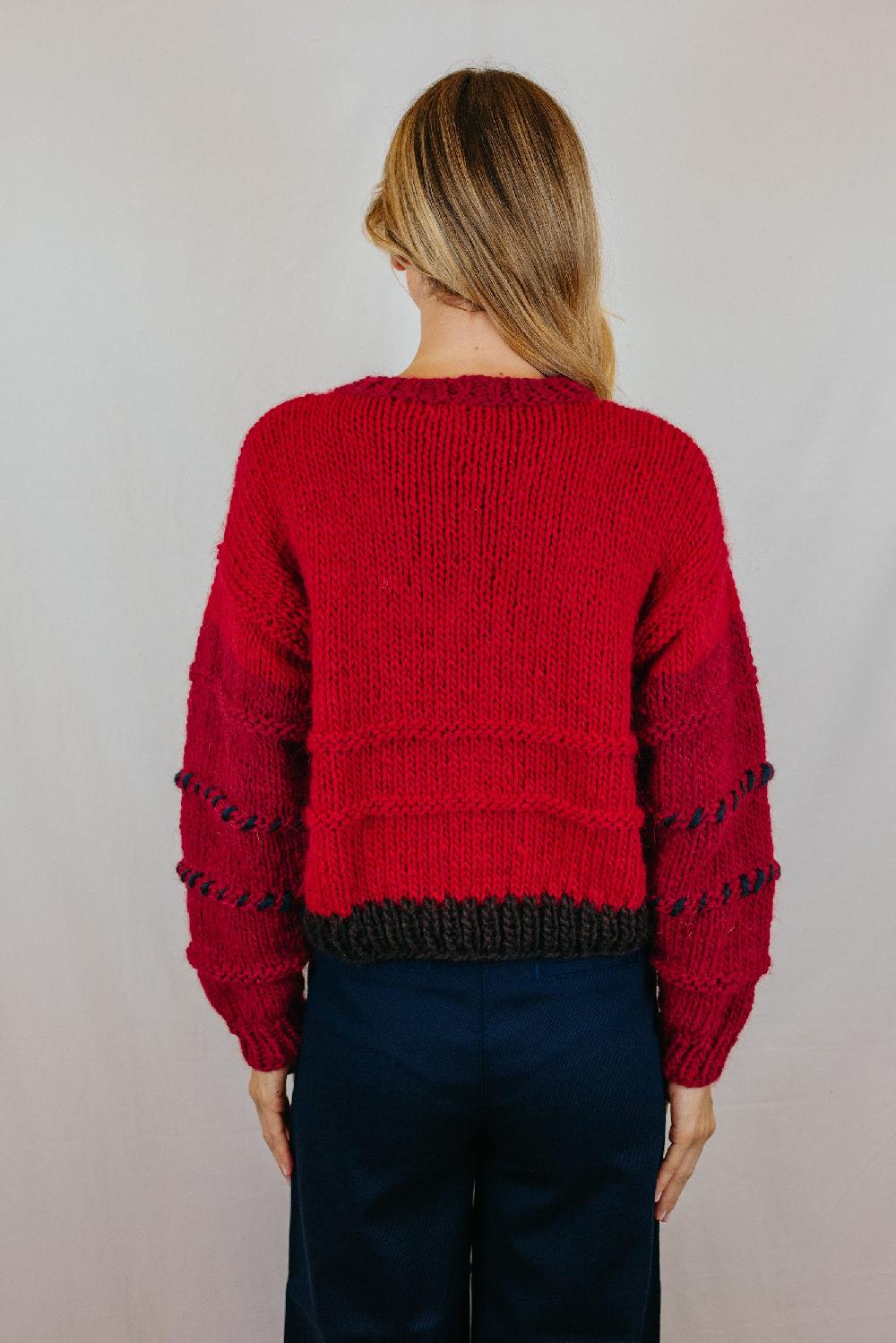 Tricot à Porter Maglia cropped girocollo Italy