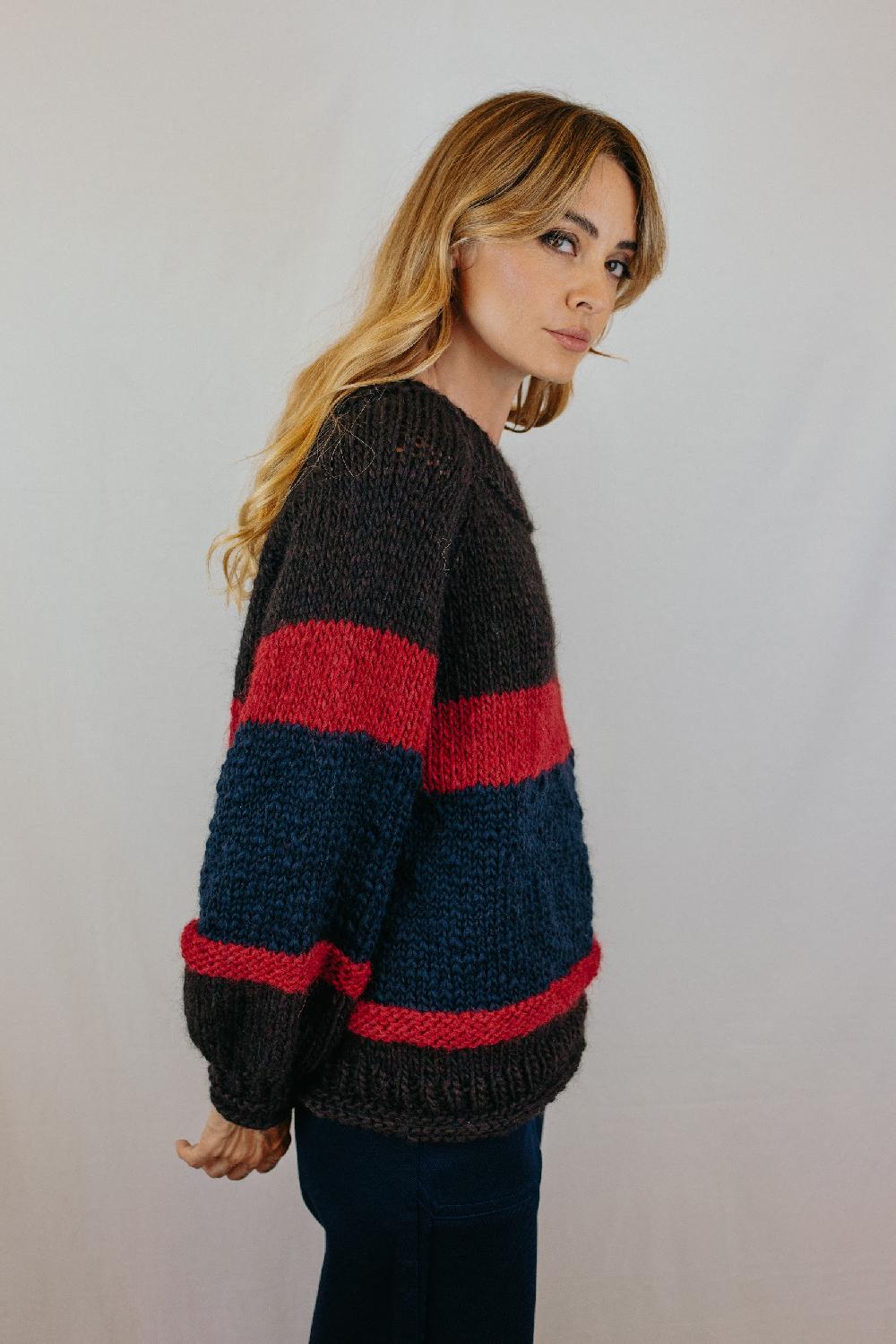 Tricot à Porter Maglia girocollo righe 2025