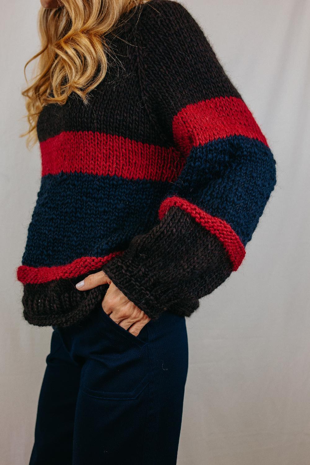 Tricot à Porter Maglia girocollo righe 2025