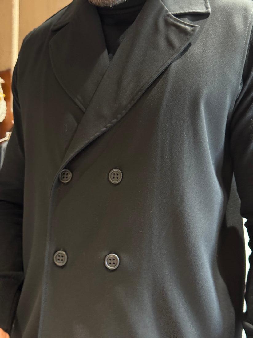 Underground Couture Giacca smanicata Doppio petto Nera Fino Al -60%