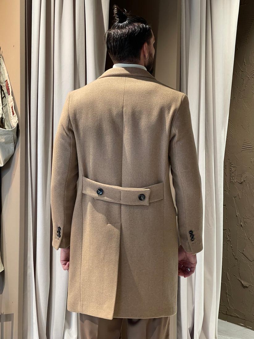 Underground Couture Cappotto Cammello Doppiopetto Saldi