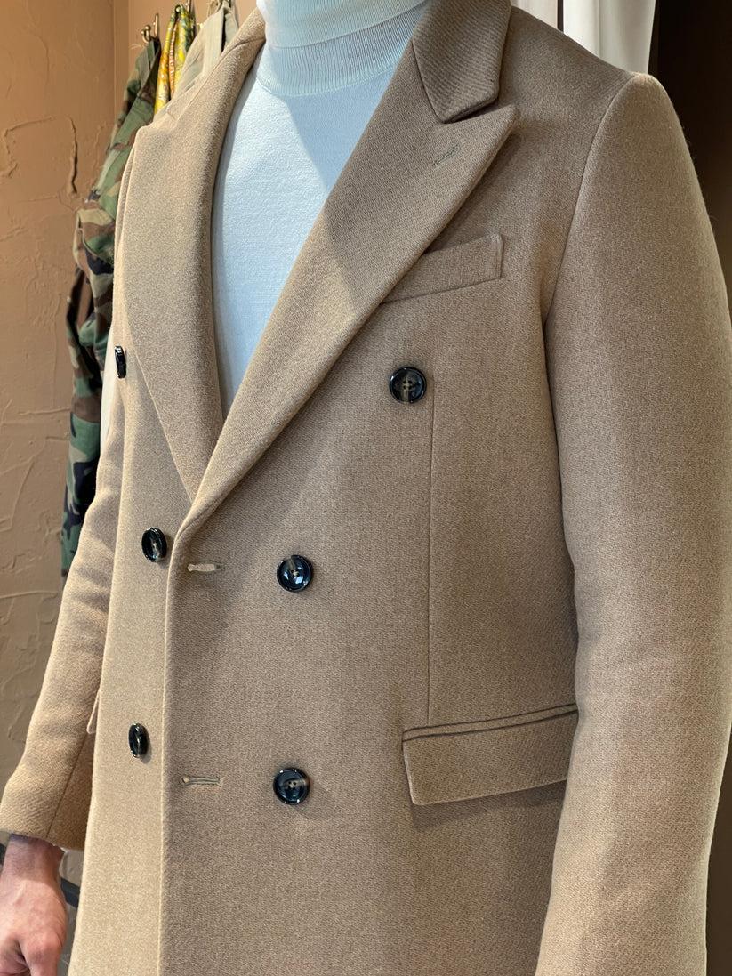 Underground Couture Cappotto Cammello Doppiopetto Saldi