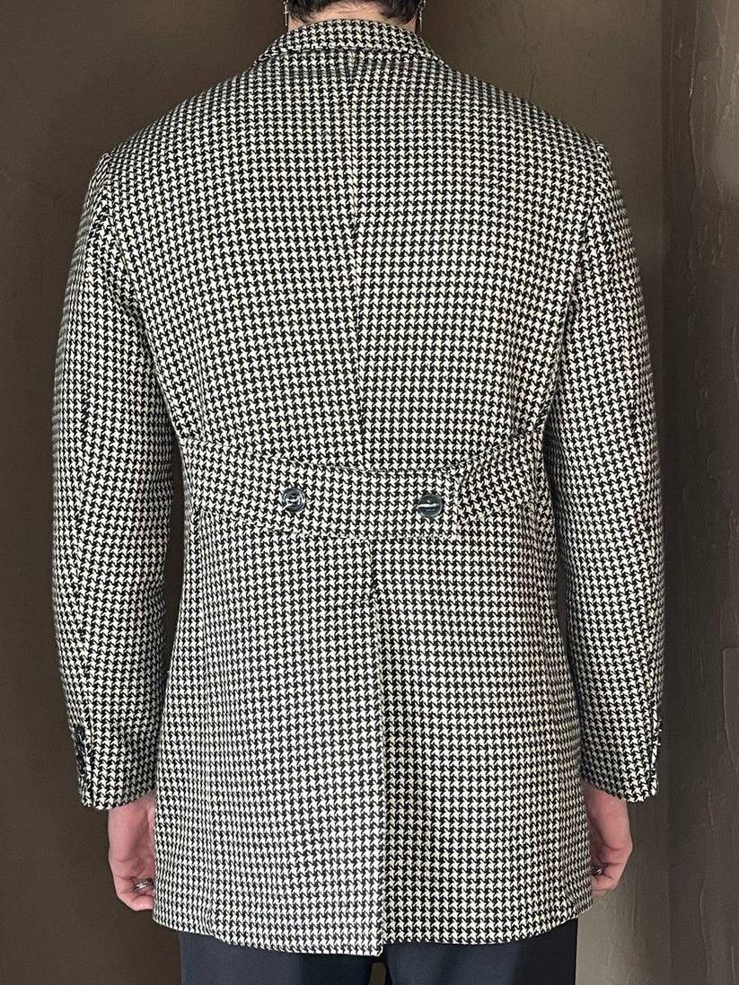 Underground Couture Cappotto Doppio Petto Pied-Pouo Vendita Economica