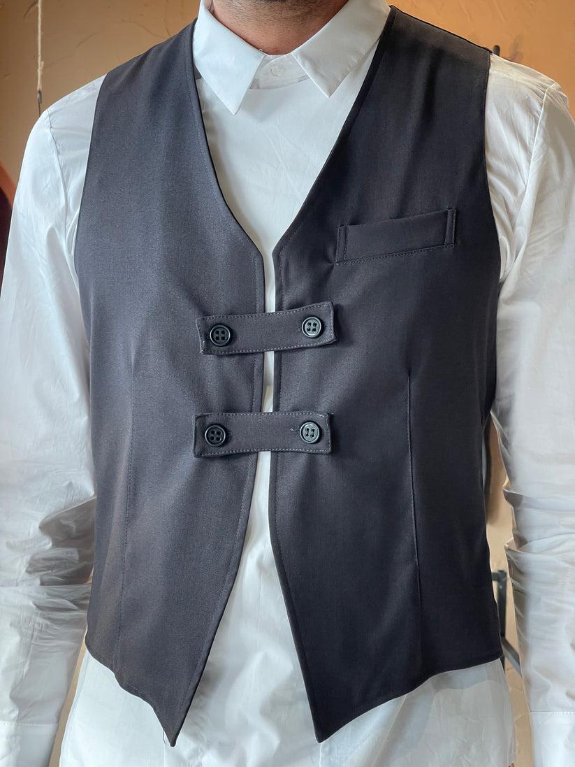 Underground Couture Gilet Grigio Nuova