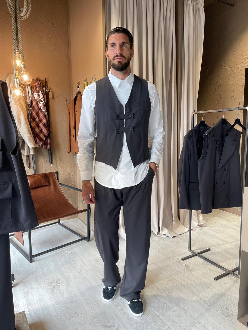 Underground Couture Gilet Grigio Nuova
