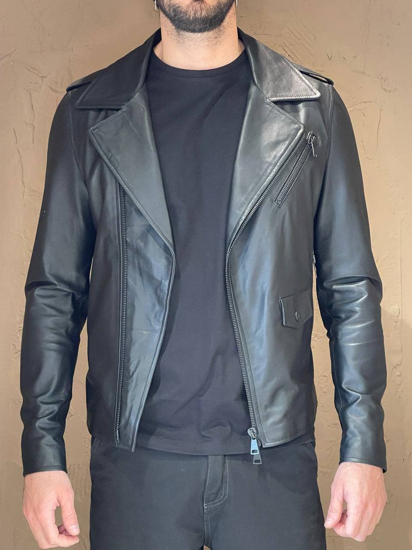 Underground Couture Chiodo Pelle Nero Acquista Ora