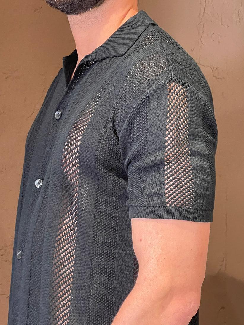 Underground Couture Camicia Nera Filo Shopping Online
