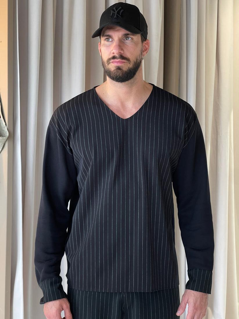 Underground Couture Felpa Stripe Vendita Calda