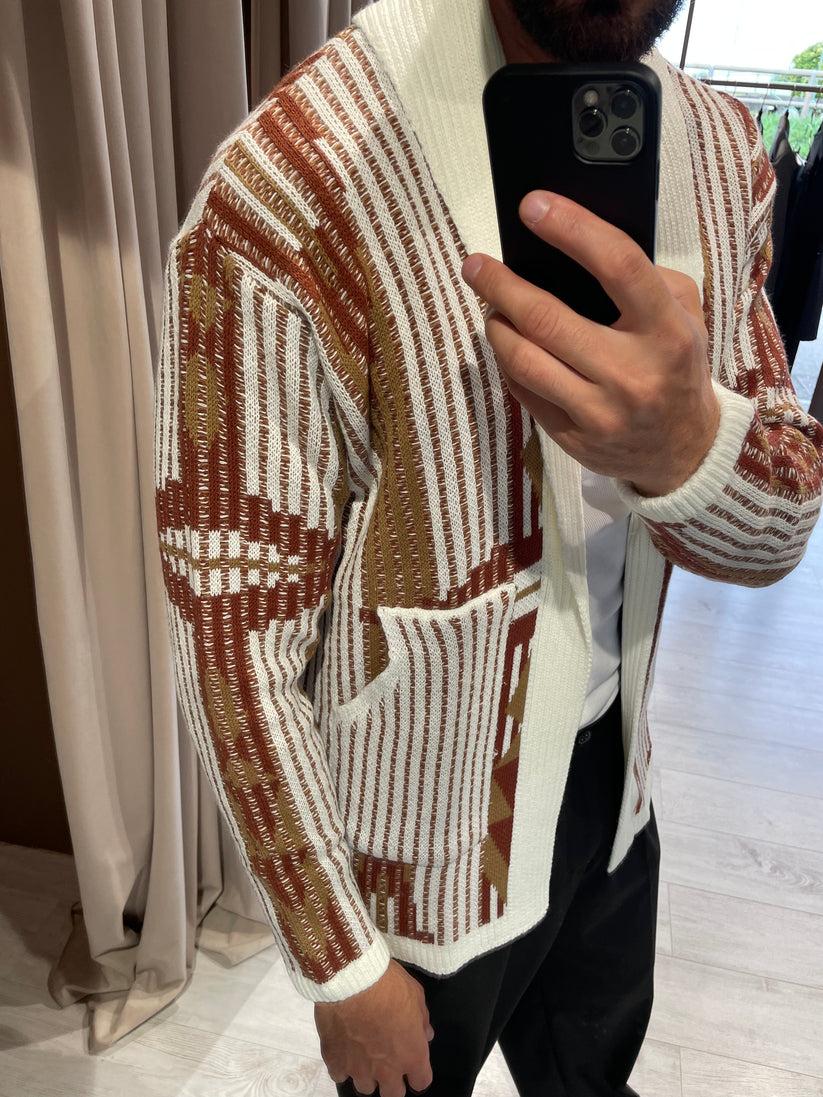 Underground Couture Cardigan Lana Etnico Vendite Flash