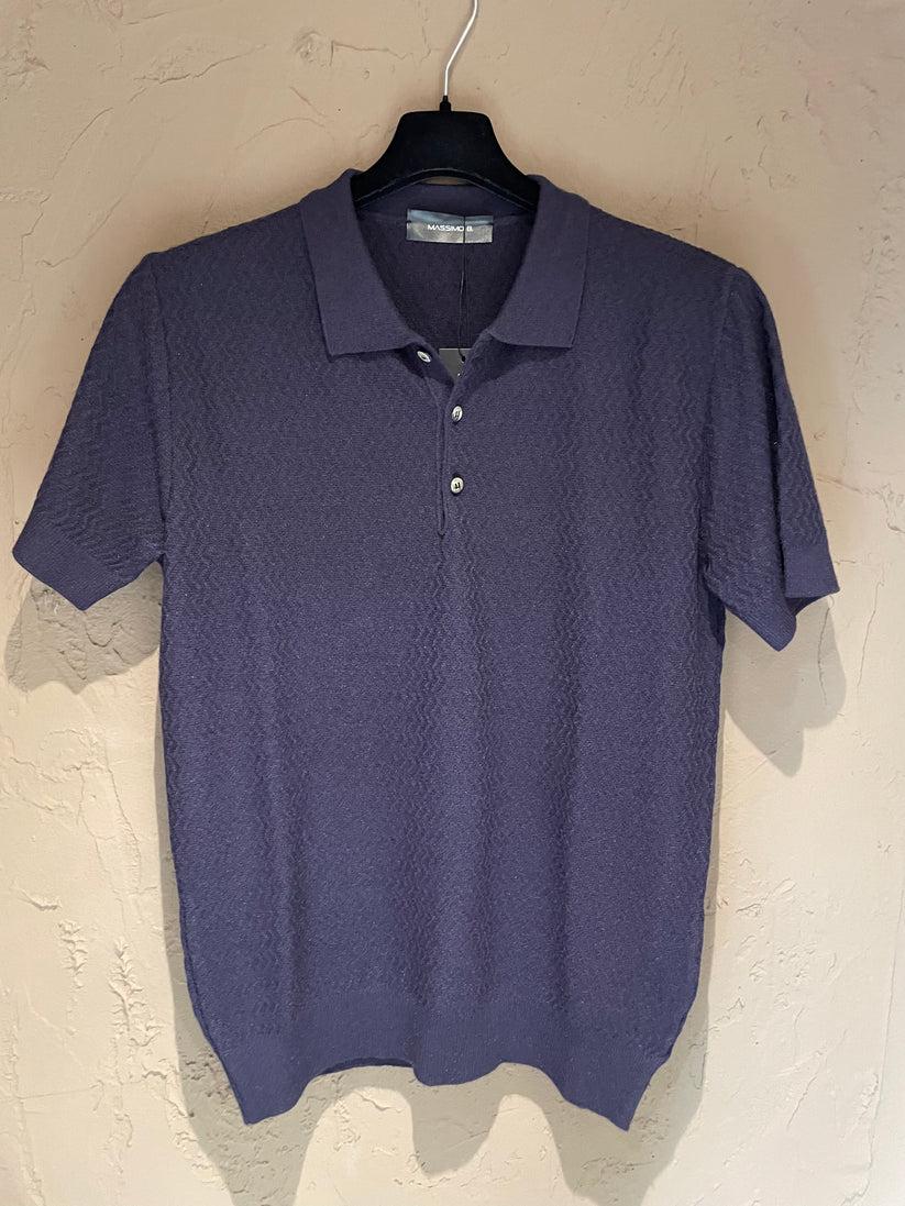 Underground Couture Polo Rayon Blue Negozio
