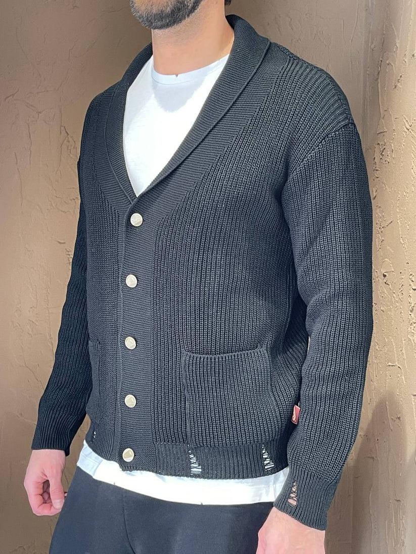 Underground Couture Cardigan Filo Nero Nuova