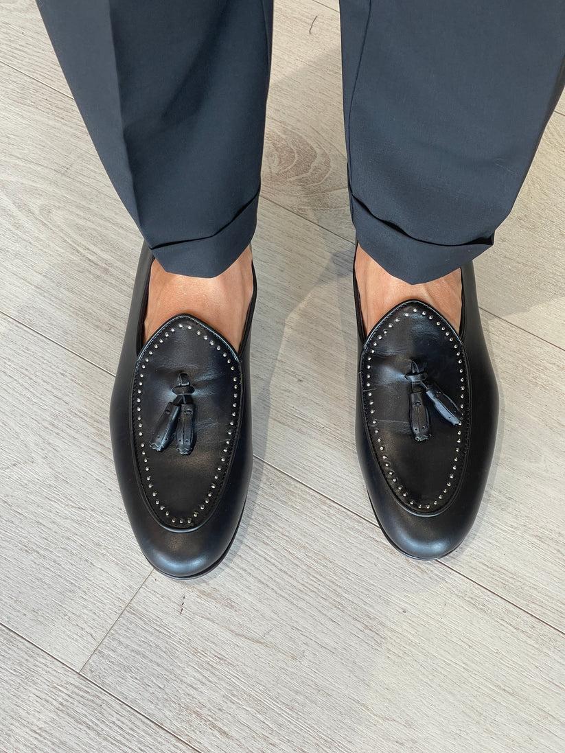Underground Couture Mocassino Nero Bochiette MB 2025