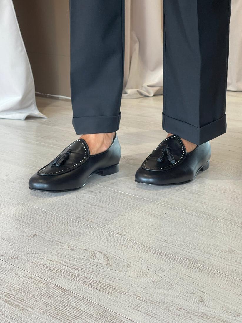 Underground Couture Mocassino Nero Bochiette MB 2025