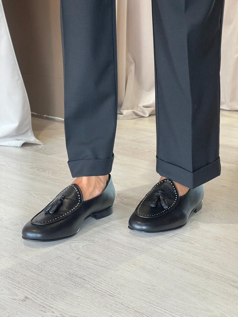 Underground Couture Mocassino Nero Bochiette MB 2025