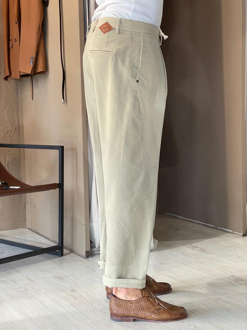 Underground Couture Pantalone Beige Telacruda Soddisfazione Garantita