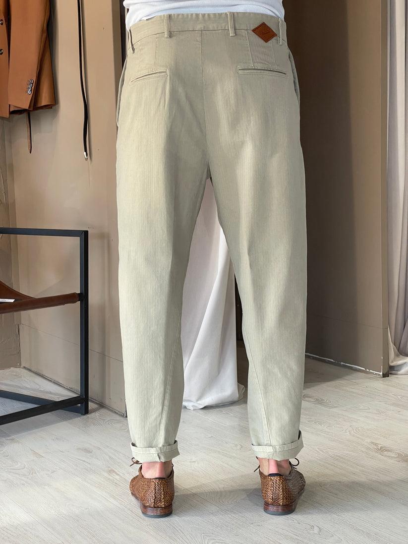 Underground Couture Pantalone Beige Telacruda Soddisfazione Garantita