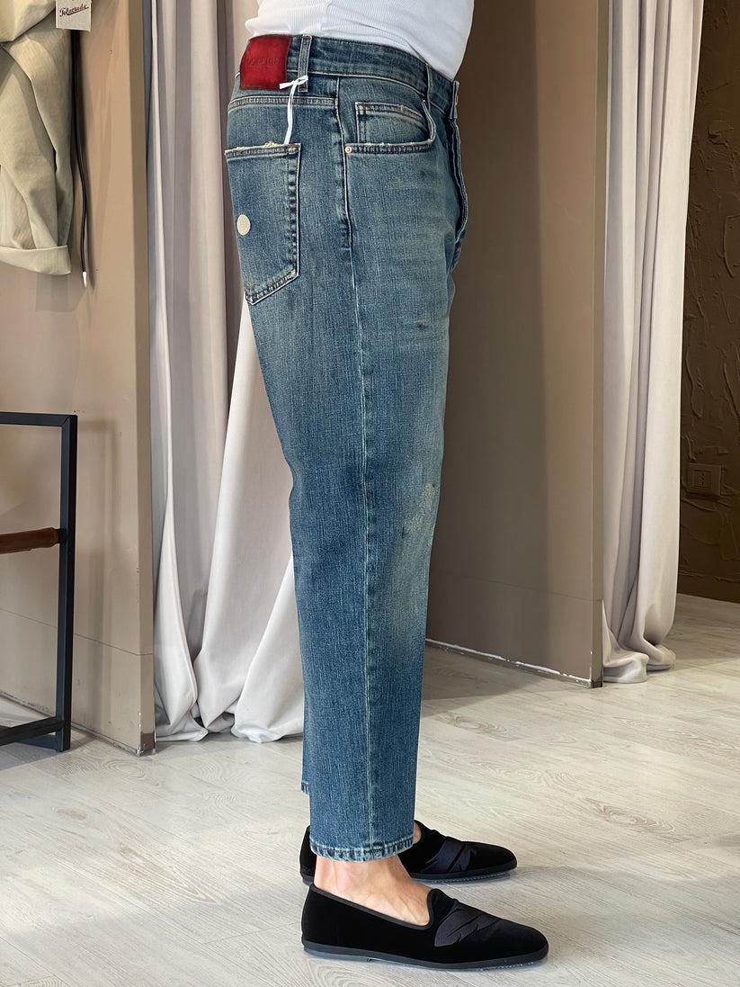 Underground Couture Jeans Don the Fuller Carot Macchie Acquista Ora
