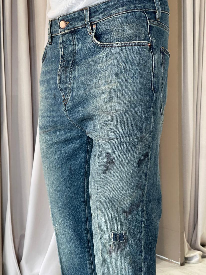 Underground Couture Jeans Don the Fuller Carot Macchie Acquista Ora