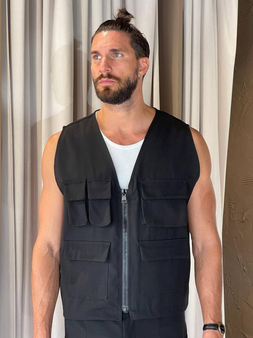 Underground Couture Gilet POCKET Nero Fino Al -60%