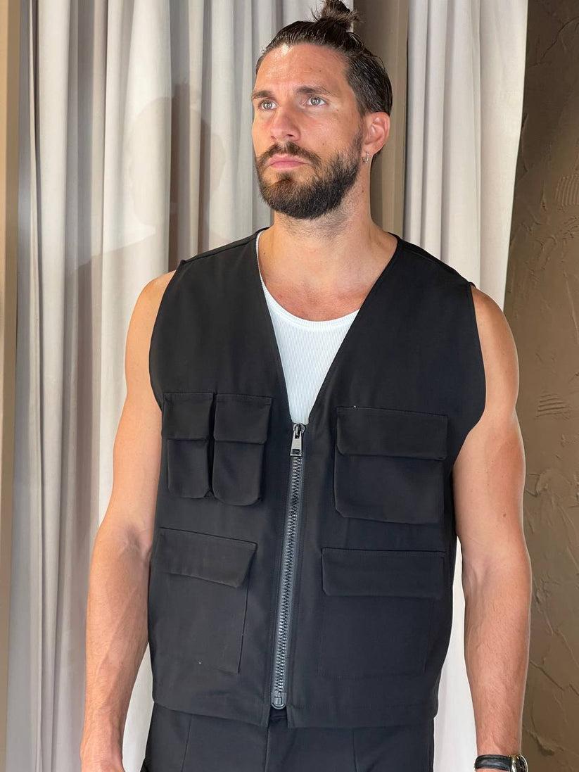 Underground Couture Gilet POCKET Nero Fino Al -60%