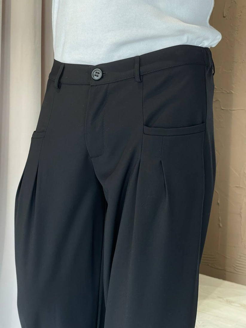 Underground Couture Pantalone VIENNA Nero Affare Del Giorno