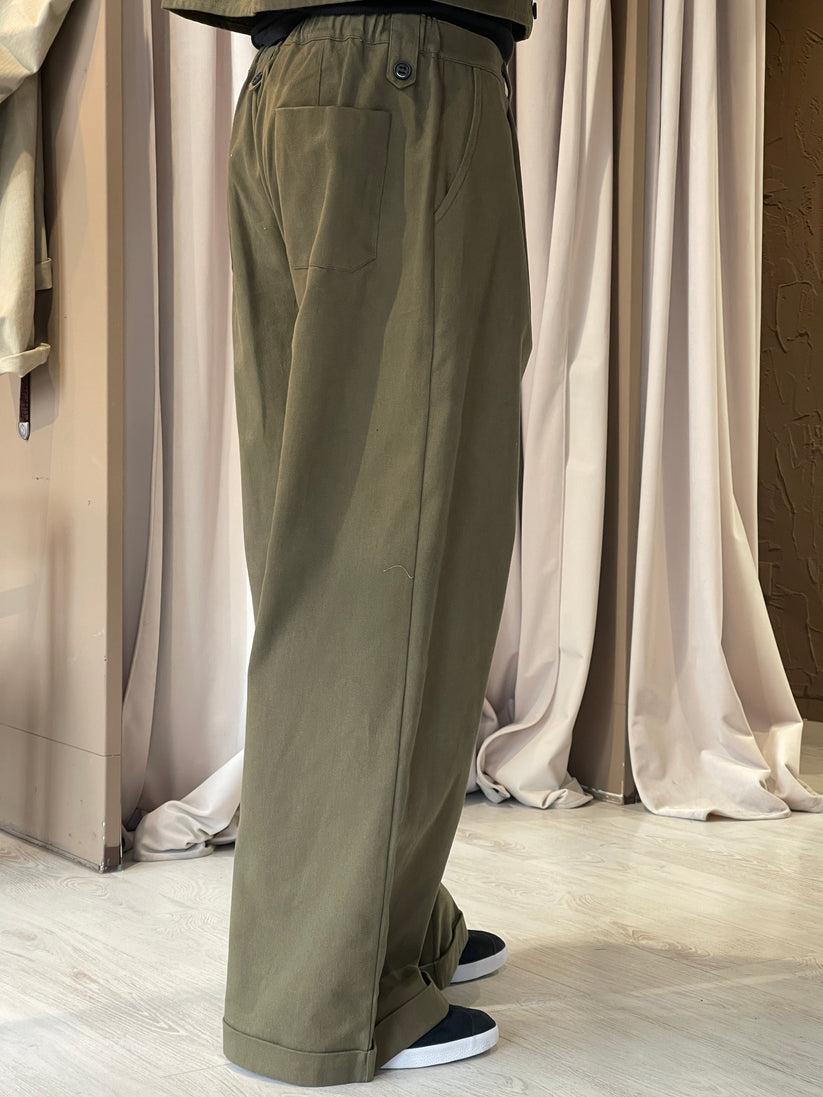 Underground Couture Pantalone Parigi Verde Presa