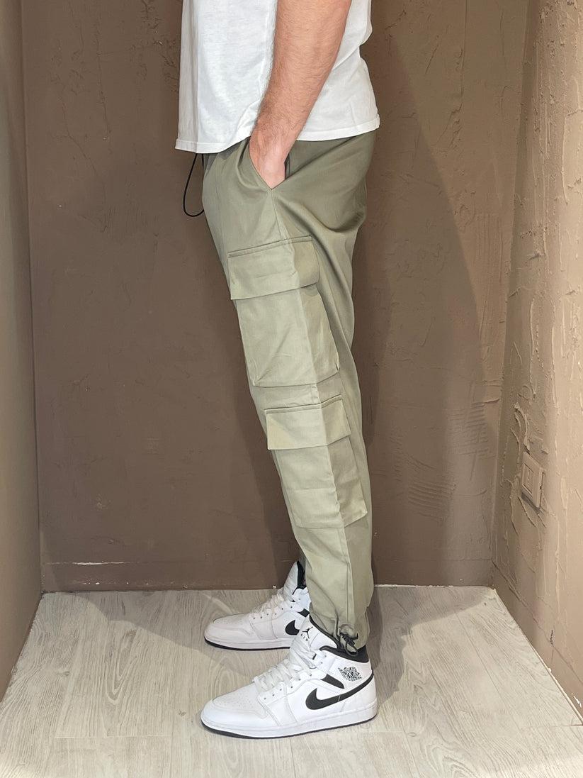 Underground Couture Pantalone Tasconato Verde Duty-free