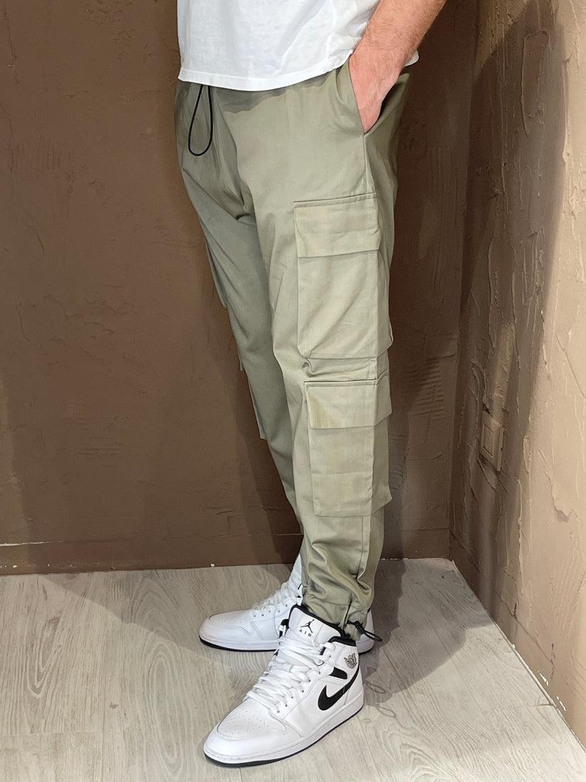 Underground Couture Pantalone Tasconato Verde Duty-free