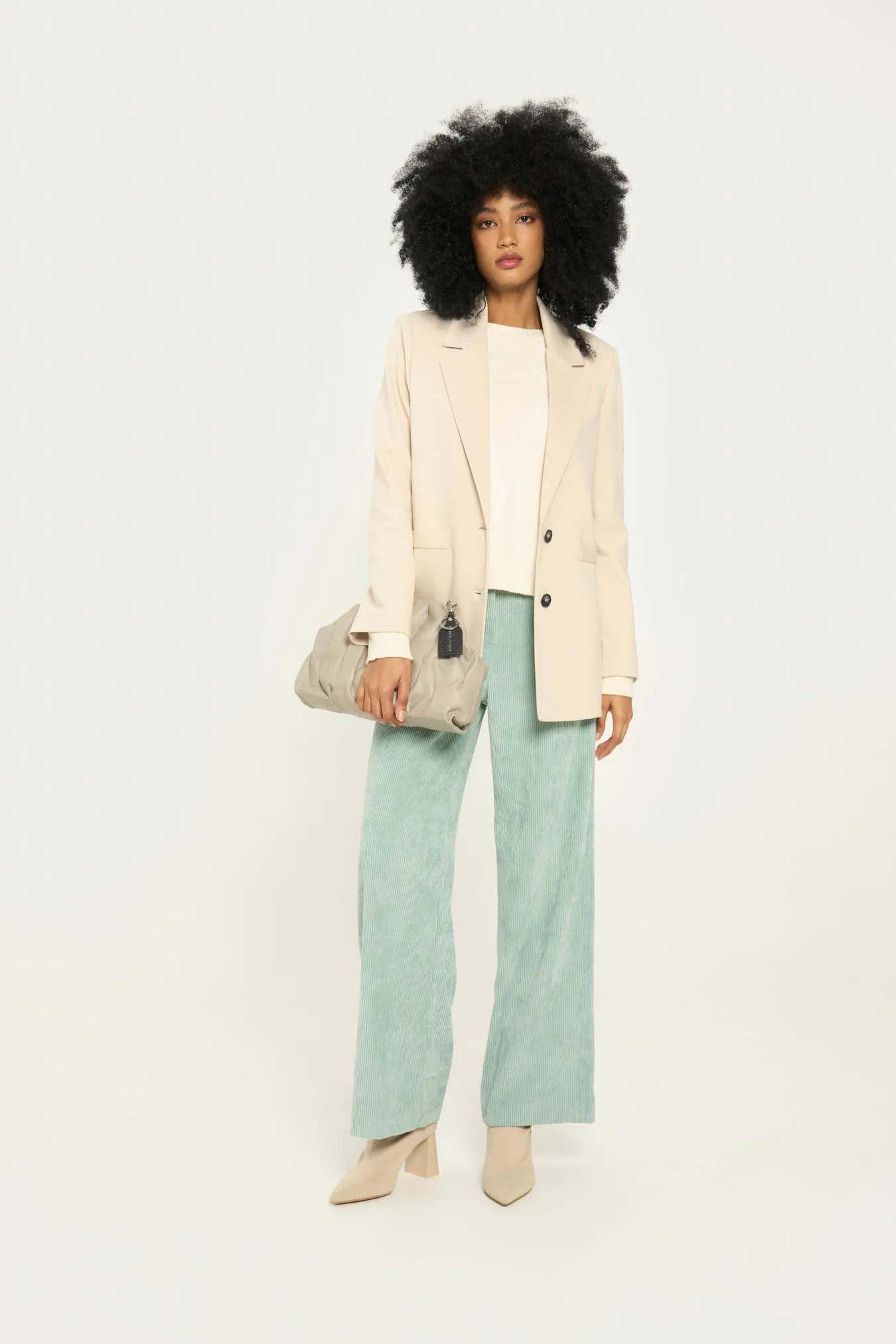Vicario cinque Maxi Pochette in Vera Pelle con Arriccio - Brianna Vendite Flash