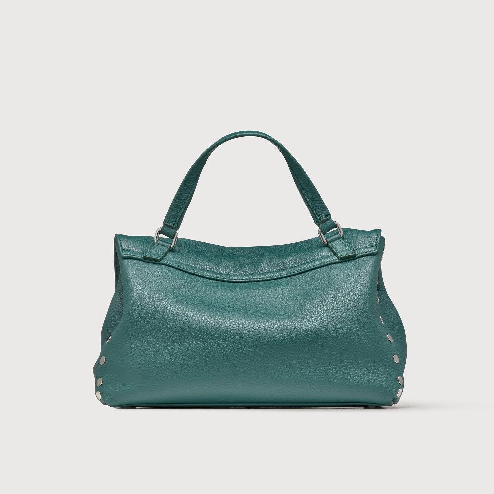 Zanellato BORSA POSTINA® SMALL IN PELLE MARTELLATA GREEN ACCA | Zanellato Promozione Limitata