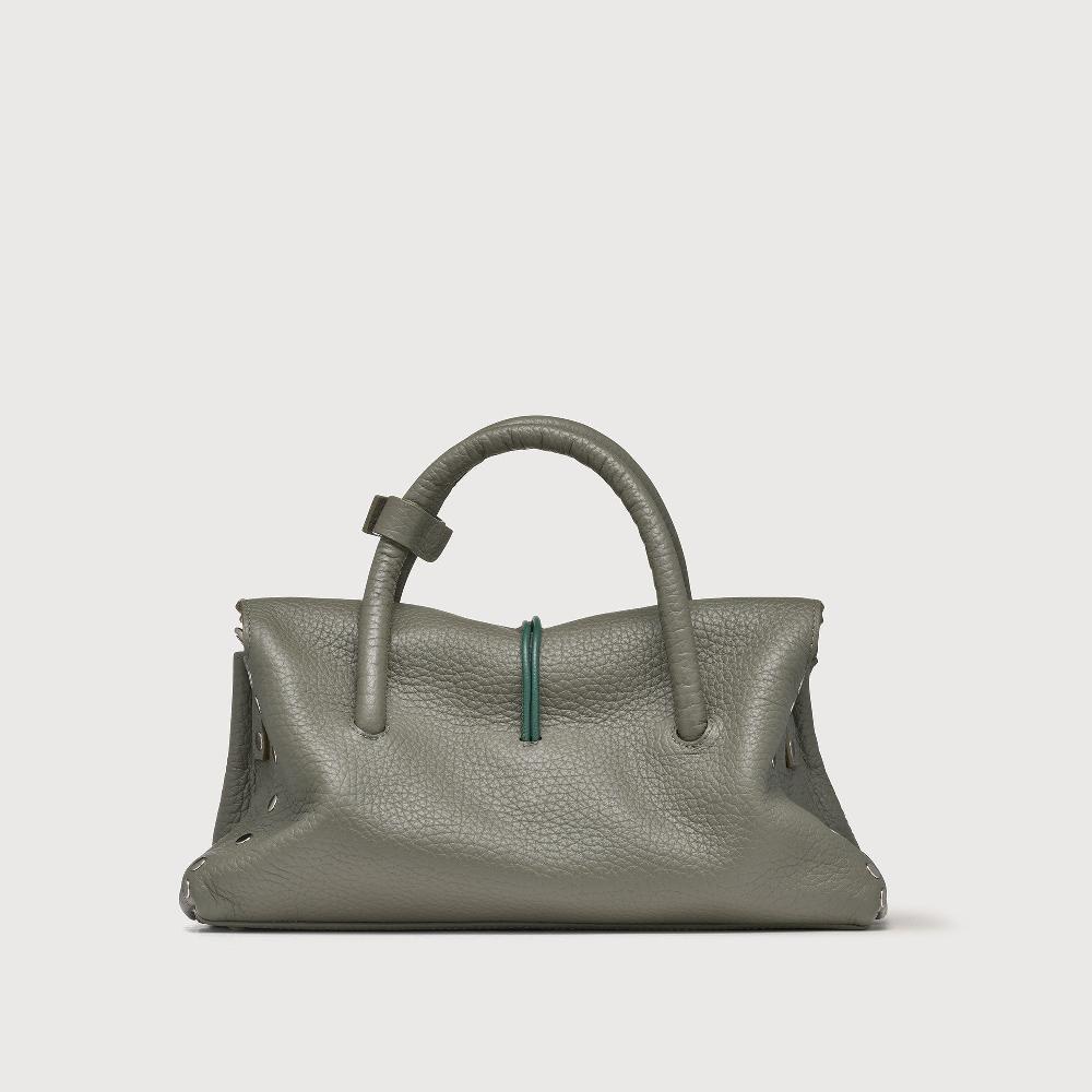 Zanellato BORSA DOTTA® SMALL IN PELLE MARTELLATA GREEN LICHENE | Zanellato Affare Del Giorno