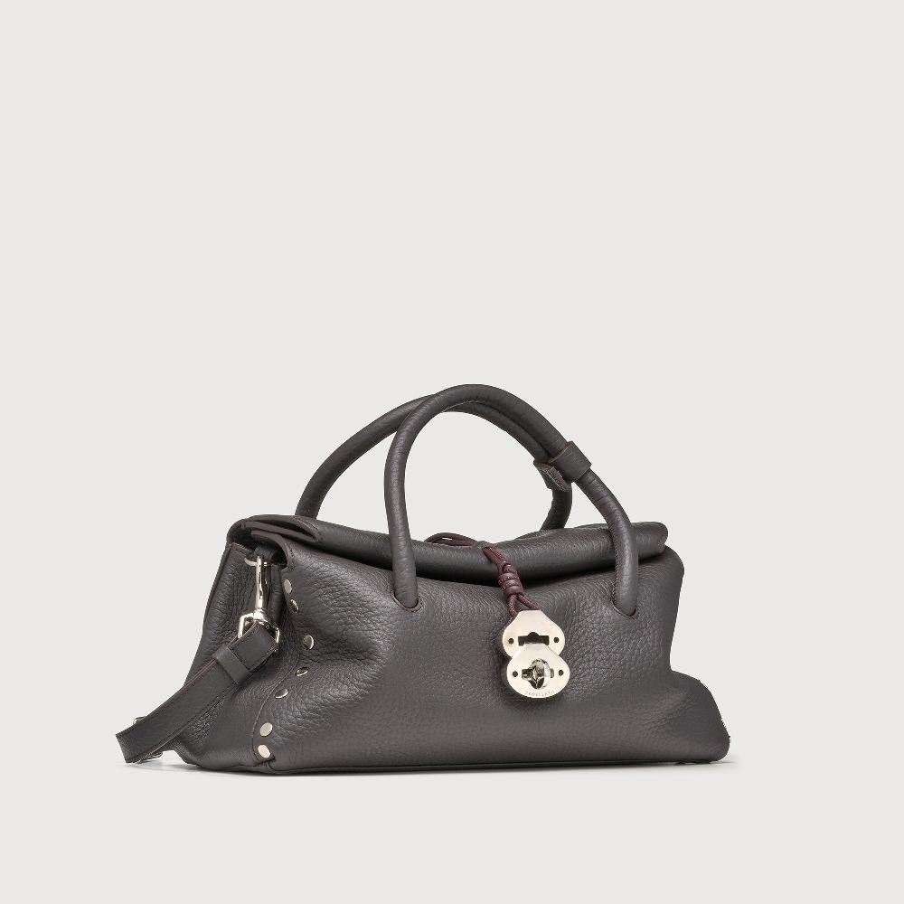 Zanellato BORSA DOTTA® SMALL IN PELLE MARTELLATA BROWN DOLCE AMARO | Zanellato Convenienza