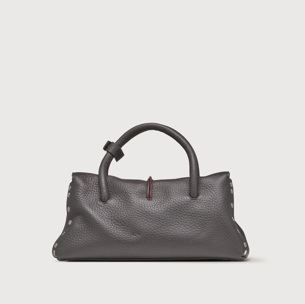 Zanellato BORSA DOTTA® SMALL IN PELLE MARTELLATA BROWN DOLCE AMARO | Zanellato Convenienza