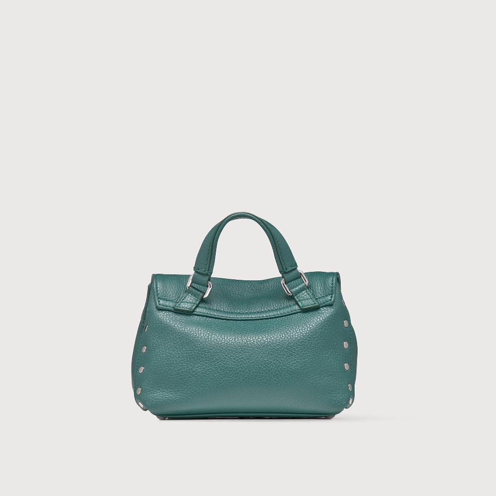 Zanellato BORSA POSTINA® BABY IN PELLE MARTELLATA GREEN ACCA | Zanellato Novità