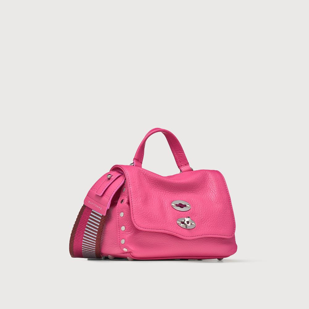 Zanellato BORSA POSTINA® BABY IN PELLE MARTELLATA PINK ORCHIDEA | Zanellato Presa