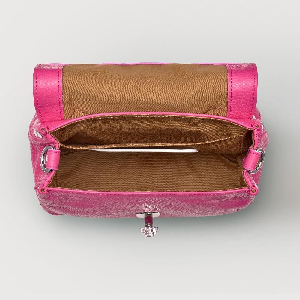 Zanellato BORSA POSTINA® BABY IN PELLE MARTELLATA PINK ORCHIDEA | Zanellato Presa