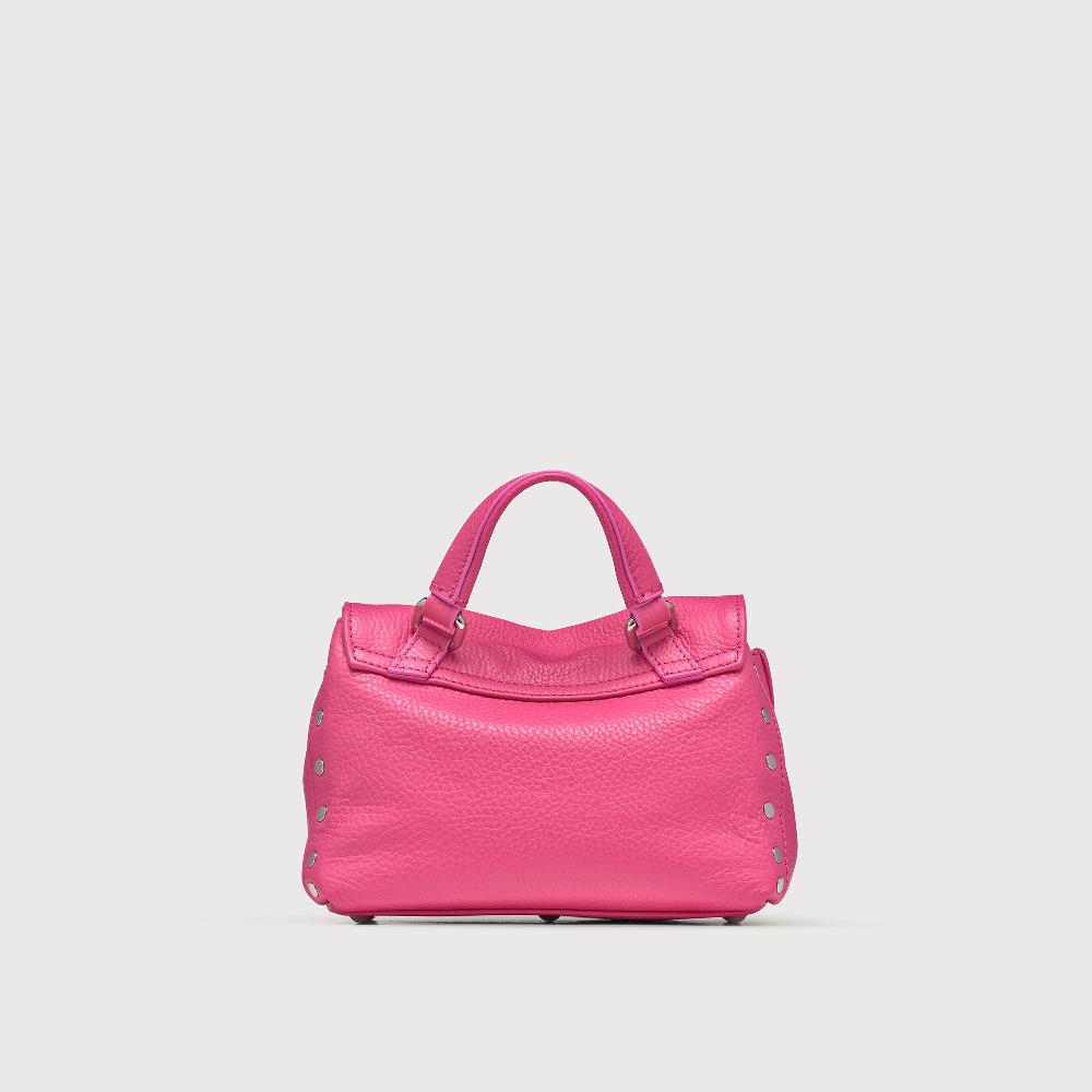 Zanellato BORSA POSTINA® BABY IN PELLE MARTELLATA PINK ORCHIDEA | Zanellato Sconto