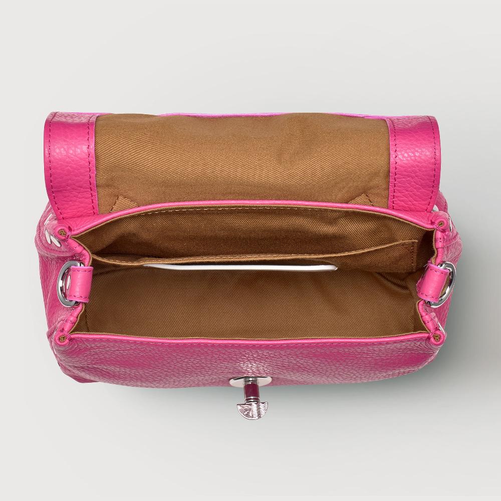 Zanellato BORSA POSTINA® BABY IN PELLE MARTELLATA PINK ORCHIDEA | Zanellato Sconto